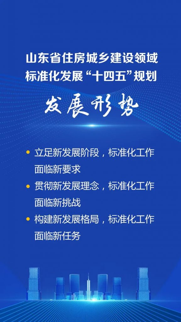 七大要点速览：聚焦《山东省住房城乡建设领域标准化发展“十四五”规划》