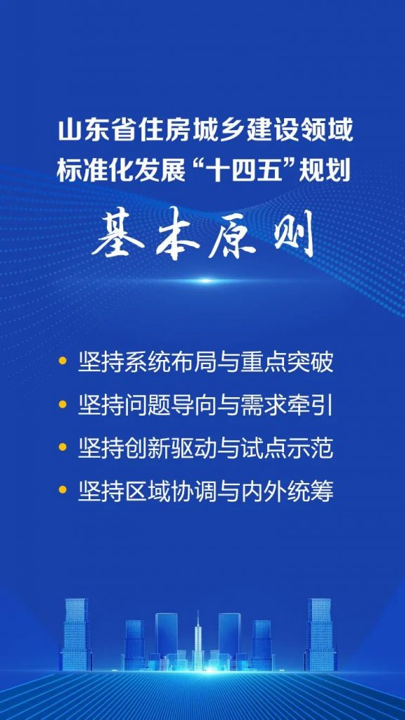 七大要点速览：聚焦《山东省住房城乡建设领域标准化发展“十四五”规划》