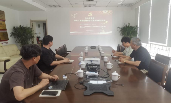 协会党支部贯彻中央八项规定精神学习教育工作专题学习会