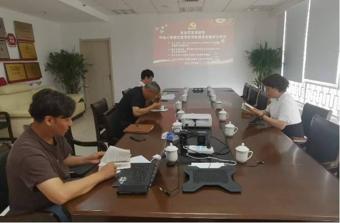 协会党支部召开贯彻中央八项规定精神学习教育典型案例分析会